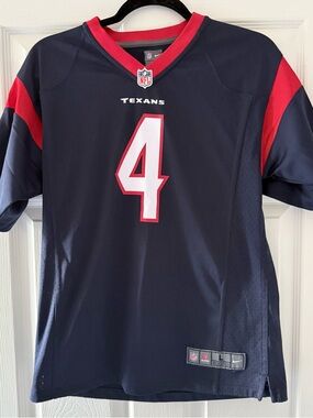 Houston Texans #4 Deshaun Watson Nike On-Field Jersey – Size L